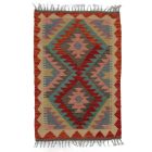 Dywan Kilim Chobi 91x62 ręcznie tkany afgański kilim z wełny