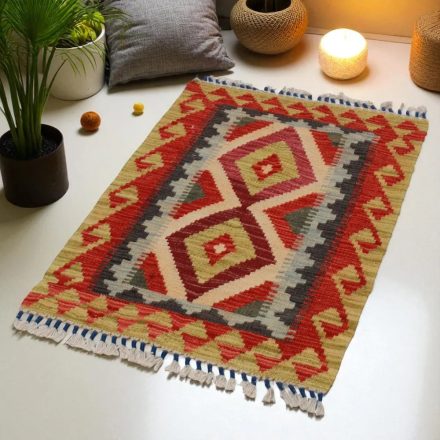 Dywan Kilim Chobi 87x60 ręcznie tkany afgański kilim