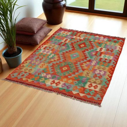 Dywan kilim Chobi 149x105 – ręcznie tkany z wełny w Afganistanie