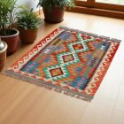 Dywan Kilim Chobi 126x88 ręcznie tkany afgański kilim z wełny