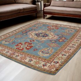 Dywan orientalny Kazak 244x298 ręcznie tkany dywan do salonu