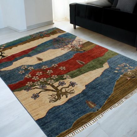 Dywan orientalny Afshar naqsha 164x234 ręcznie wiązany dywan afgański
