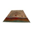 Dywan orientalny Afshar naqsha 200x299 ręcznie wiązany dywan afgański