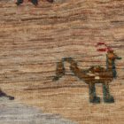 Dywan orientalny Afshar naqsha 200x299 ręcznie wiązany dywan afgański