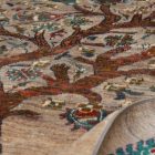 Dywan orientalny Afshar naqsha 200x299 ręcznie wiązany dywan afgański