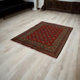 Dywan orientalny Aqcha Bukhara 150x196 ręcznie wiązany dywan afgański