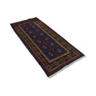 Orientalny chodnik Aqcha Bukhara 81x190 ręcznie wiązany dywan afgański