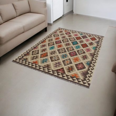 Dywan Kilim wełniany Chobi 152x205 ręcznie tkany Kilim afgański