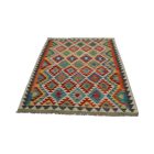Ręcznie tkany kilim Chobi 131x181 – z wełny, z Afganistanu