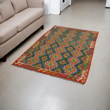 Kilim ręcznie tkany Chobi 130x188 dywan Kilim wełniany afgański
