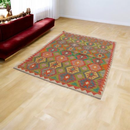 Chobi dywan Kilim 149x196 ręcznie tkany kelim wełniany
