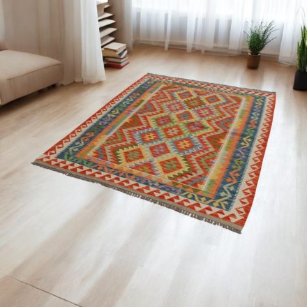 Ręcznie tkany Kilim 155x198 Dywan Kilim Maimana