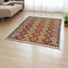 Dywan Kilim etniczny Chobi 152x189 ręcznie tkany dywan Kelim