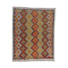 Dywan Kilim etniczny Chobi 152x189 ręcznie tkany dywan Kelim