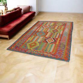 Ręcznie tkany Kilim 166x238 Dywan Kilim Maimana