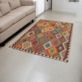Kilim afgański Chobi 148x204 ręcznie tkany kilim etniczny