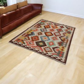 Kilim afgański Chobi 148x203 ręcznie tkany kilim etniczny