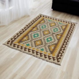 Chobi dywan Kilim 106x147 ręcznie tkany kelim wełniany