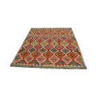 Ręcznie tkany kilim Chobi 160x194 – z wełny, z Afganistanu