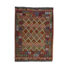 Dywan Kilim etniczny Chobi 152x206 ręcznie tkany dywan Kelim