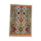 Dywan Kilim wełniany Chobi 145x204 ręcznie tkany Kilim afgański