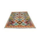 Dywan Kilim wełniany Chobi 145x204 ręcznie tkany Kilim afgański