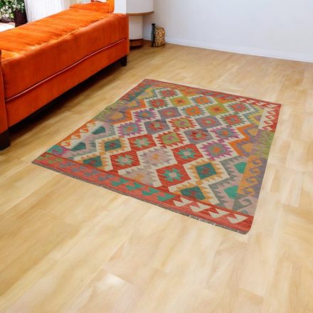 Kilim afgański Chobi 152x192 dywan Kilim ręcznie tkany