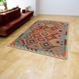   Etniczny dywan kilim Chobi 172x251 – ręcznie tkany z Afganistanu