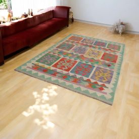 Ręcznie tkany Kilim 170x245 Dywan Kilim Maimana