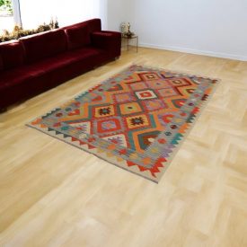   Kilim ręcznie tkany Chobi 166x247 dywan Kilim wełniany afgański