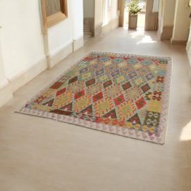 Chobi dywan Kilim 180x243 ręcznie tkany kelim wełniany