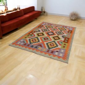 Kilim Afgański Chobi 170x250 – ręcznie tkany, etniczny
