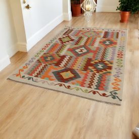 Chobi dywan Kilim 170x241 ręcznie tkany kelim wełniany