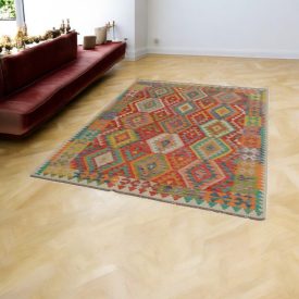 Dywan Kilim Chobi 172x235 ręcznie tkany kilim afgański