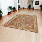 Kilim ręcznie tkany Chobi 215x293 dywan Kilim wełniany afgański