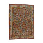 Kilim ręcznie tkany Chobi 215x293 dywan Kilim wełniany afgański