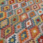 Kilim ręcznie tkany Chobi 215x293 dywan Kilim wełniany afgański