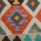 Kilim afgański Chobi 205x295 ręcznie tkany kilim etniczny