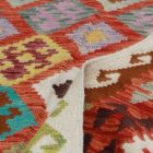 Kilim wełniany Chobi 207x299 – ręcznie tkany z Afganistanu