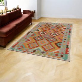 Kilim afgański Chobi 165x253 dywan Kilim ręcznie tkany