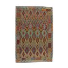 Kilim afgański Chobi 205x303 ręcznie tkany kilim etniczny