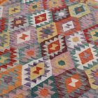 Ręcznie tkany kilim Chobi 207x290 – z wełny, z Afganistanu