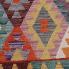Ręcznie tkany kilim Chobi 207x290 – z wełny, z Afganistanu