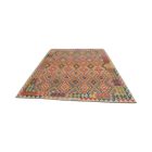 Ręcznie tkany kilim Chobi 202x286 – z wełny, z Afganistanu