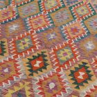 Ręcznie tkany kilim Chobi 202x286 – z wełny, z Afganistanu