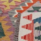 Ręcznie tkany kilim Chobi 202x286 – z wełny, z Afganistanu