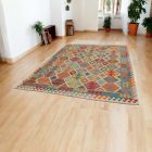 Kilim afgański Chobi 210x295 ręcznie tkany kilim etniczny