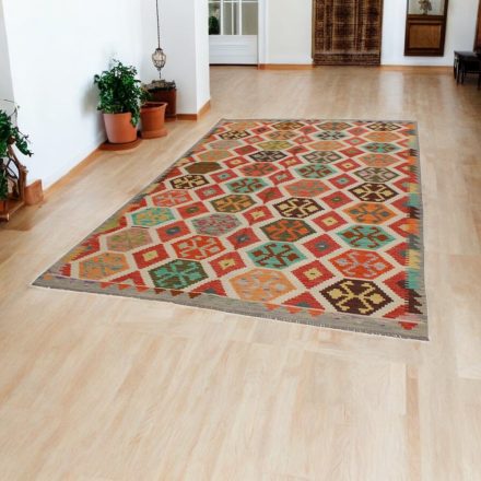Kilim Afgański Chobi 201x308 – ręcznie tkany, etniczny