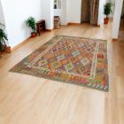 Dywan Kilim wełniany Chobi 206x289 ręcznie tkany Kilim afgański