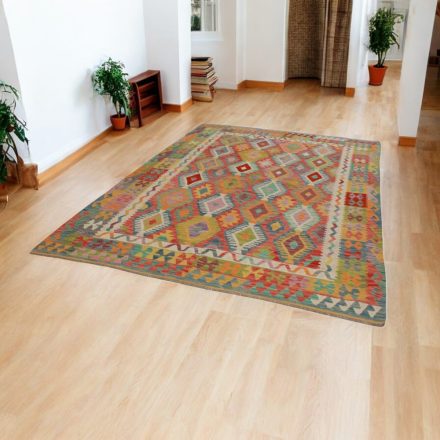Kilim wełniany Chobi 206x289 – ręcznie tkany z Afganistanu
